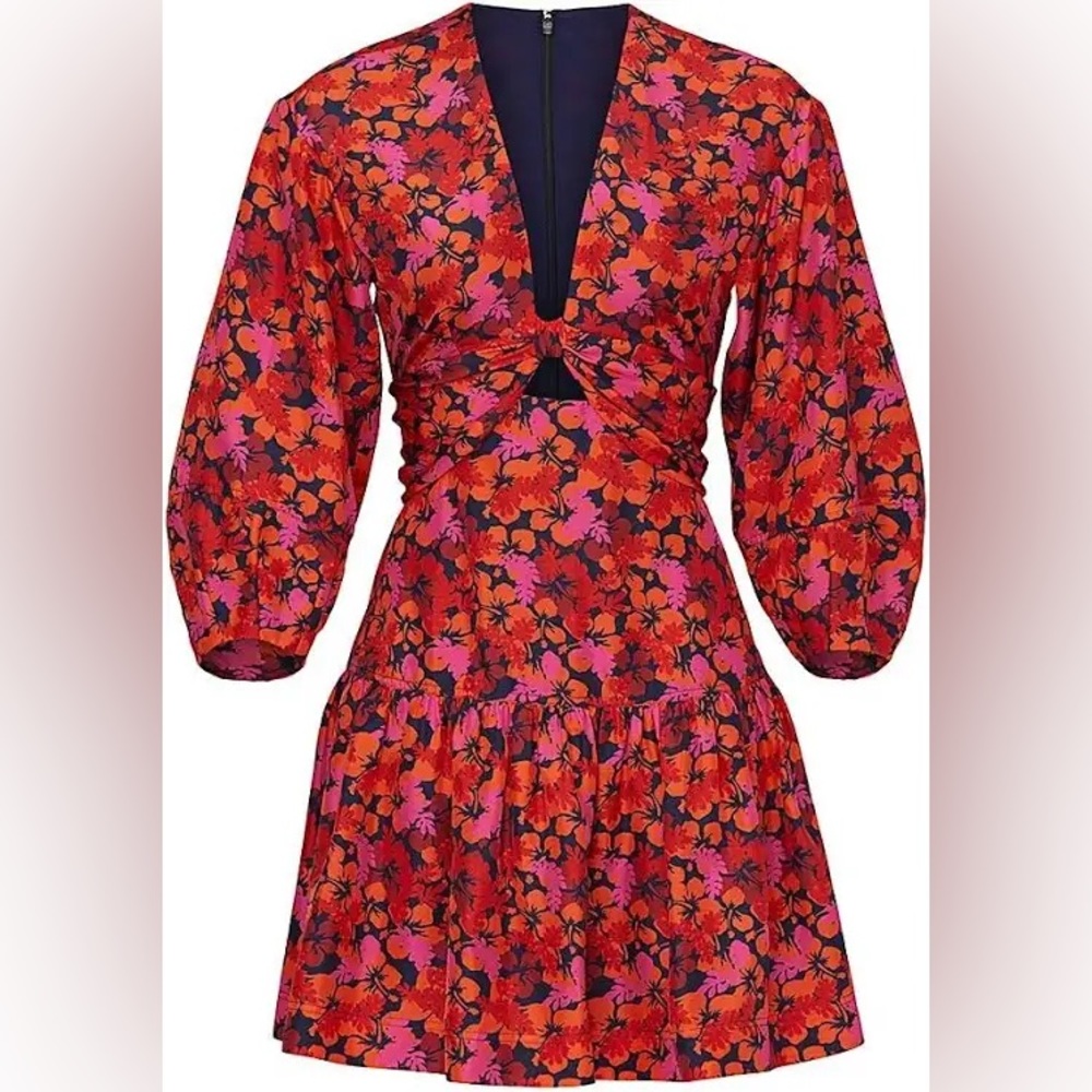 Derek Lam 10 Crosby Women's Drop Waist Floral Mini Dress